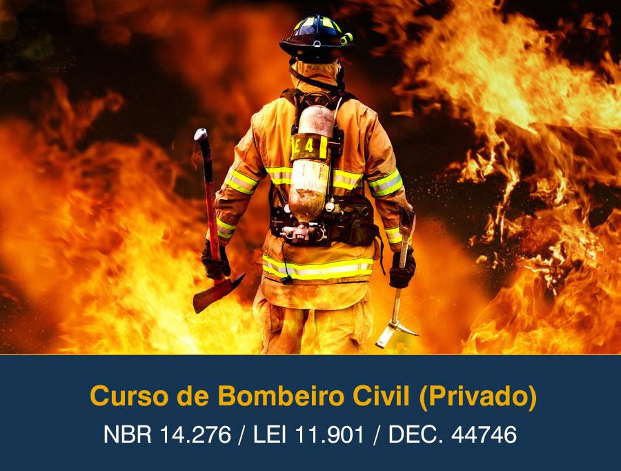 Curso de Bombeiro Civil (Semipresencial) NBR 14.276 / LEI 11.901 / DEC. 44746