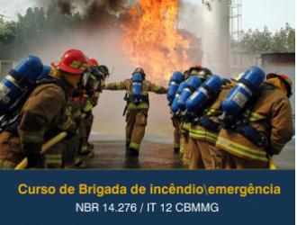 Curso de Brigada de incêndioemergência – NBR 14.276 / IT 12 CBMMG